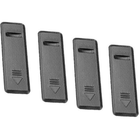 Couvercle De Moulure Abs Noir Pour Rail De Toit Profilé Toit Panoramique 4 Pièces (1/4)