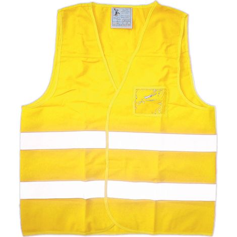 GILET ALTA VISIBILITÀ Col. Giallo fluo Tg. Unica