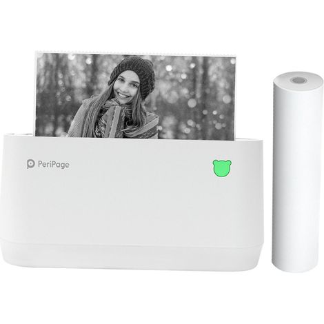 A9 MAX Mini-Thermodrucker, 203 dpi, tragbar, kabellos, Bluetooth, Fotodrucker, tintenloser Belegdruck