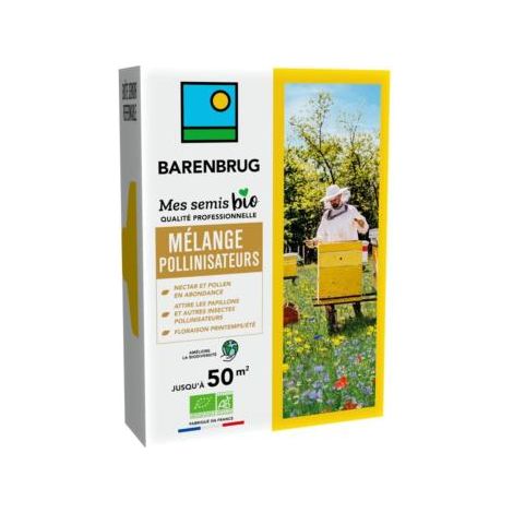 MELANGE POLLINISATEURS BIO 250 GR/50 M2