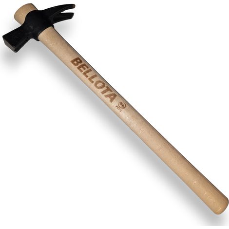 Martello Da Carpentiere in acciaio con Magnete reggichiodi e manico lungo in legno 45 cm (1/5)