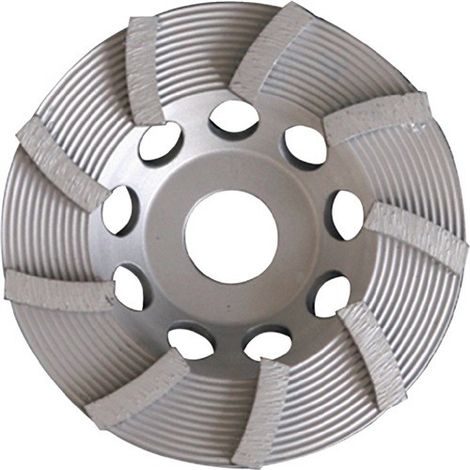 Meule boisseau diamant 125 mm pour béton et granit une seule rangée