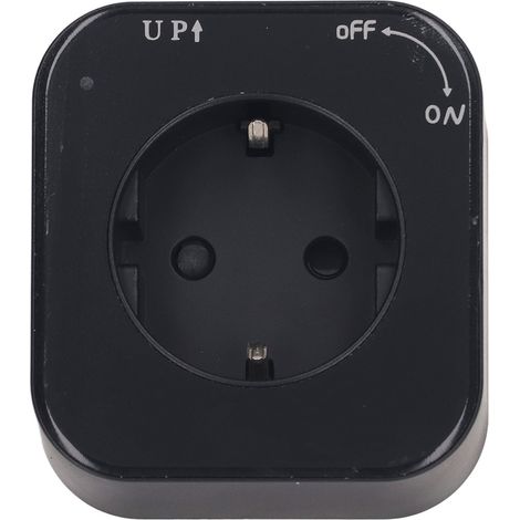 Prise de courant sur rail d'alimentation 16 A, interface UE, carrée, montage en surface, avec voyant lumineux, 250 V CA (1/5)
