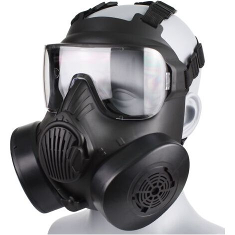 BUNTHAUS Masque Complet M50 tête Masque Facial Ventilation, dédié à la Protection de la sécurité publique, la Protection avec Filtre réutilisable Coffre Fort pour Les Amateurs Militaires (1/5)