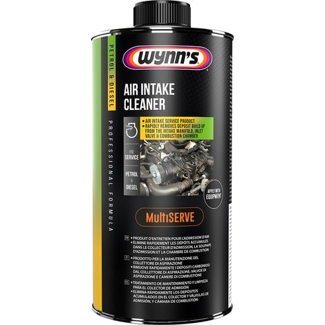 Nettoyant admission d'air diesel et essence 1000 ml – W11495 – Élimine dépôts soupapes et collecteur – Restaure performances moteur – Wynns