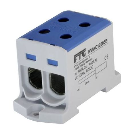 TERMINAL DE ABRAZADERA AZUL 1 P LE 95 MM FTG FRIEDRICH G HRINGER KVIAC12095B