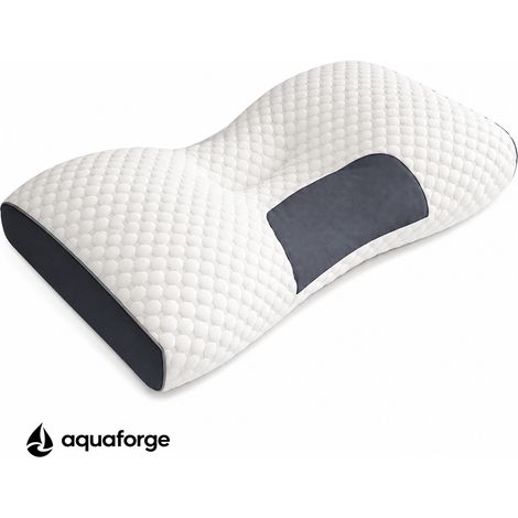 Almofada Cervical Ergonómica Espuma Viscoelástica Respirável 35 x 55 cm (1/5)