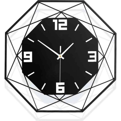 Horloge Murale Silencieuse 30cm Design 3D - avec Pendule Décorative - Modèle Original (1/5)