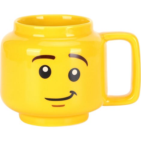 Gelber Keramikbecher mit Cartoon-Motiv, 300 ml, ideal für Kaffee, Tee oder Milch – Geschenk für Zuhause/Büro (1/5)