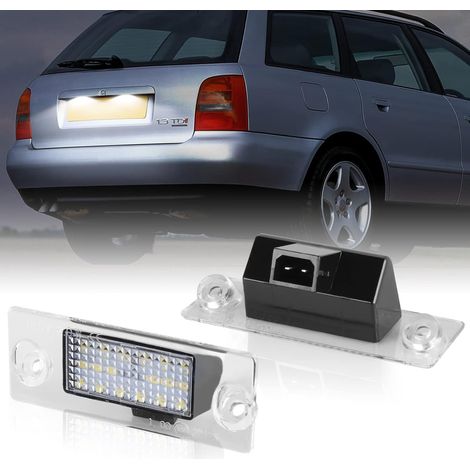 Éclairage de plaque d'immatriculation à LED, lot de 2, LED SMD 2835