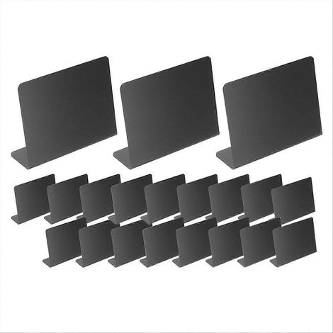 Lot de 20 panneaux de table pour buffet, fête, affichage des prix (1/5)