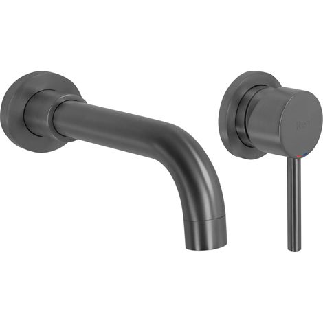 ROBINET DE LAVABO REA LUNGO LONG TITANIUM (1/5)