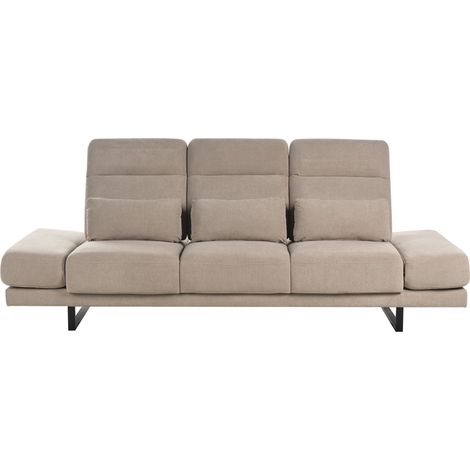 3-Sitzer IKAST Stoff Taupe