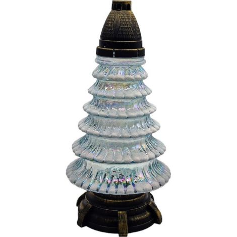 CHT-6 ARBOL DE NAVIDAD PEQUEÑO PINTADO / BLANCO / DECORADO / 1 PIEZA (1/3)