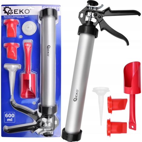 GEKO G00667 dispenser silicone e mastice 600 ml + puntali