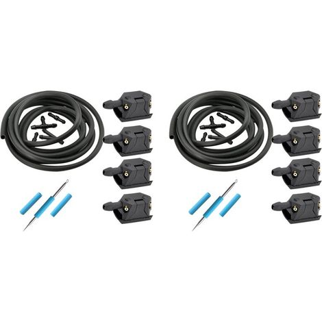 Dos boquillas de limpiaparabrisas con mangueras para camiones DAF XF 105 95 XF105 XF95 (1/4)