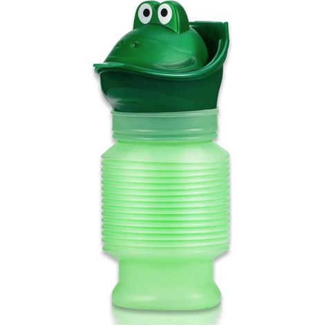 Urinoir rétractable 600 ml pour homme et femme - Portable - Urinoir d'urgence réutilisable - Pour camping, voiture, voyage, embouteillage et file d'attente