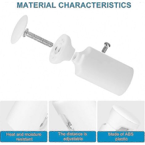Supports de fixation pour radiateurs adaptés aux porte-serviettes électriques de salle de bain droits et courbes (1/3)