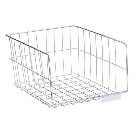 Corbeille à courrier fil métal hauteur 18 cm