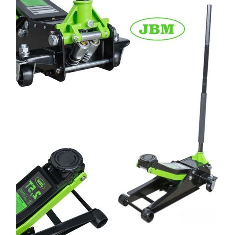 CRIC AUTO A CARRELLO SOLLEVATORE MARTINETTO IDRAULICO 2,5ton 505mm JBM