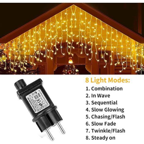 Confezione da 2 alimentatori LED, 31V 6W, lampeggianti a bassa tensione, IP44 (1/5)