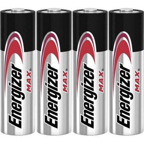 Blíster de 4 pilas alcalinas AA LR6 1,5 V ENERGIZER Max. (1/3)