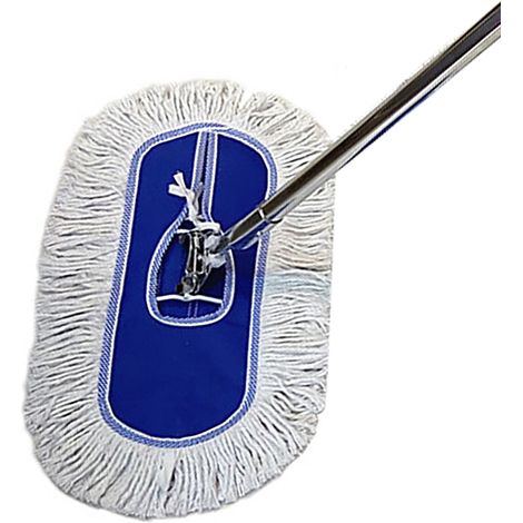 Lot de 2 lingettes de rechange pour balai plat, plus épaisses, pour un nettoyage rapide et une installation facile. Idéales pour les hôtels et la maison. (1/5)