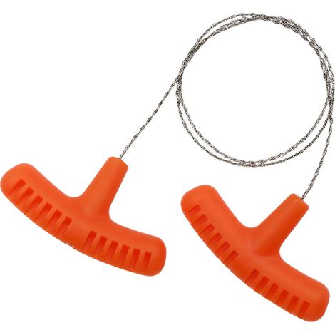 Chaîne manuelle en fil d'acier inoxydable, orange