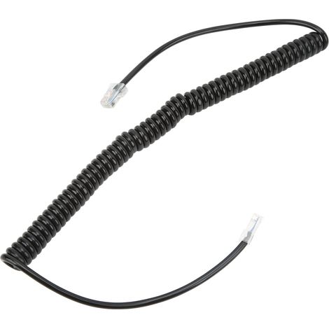 Câble microphone radio mobile pour talkie-walkie de voiture Icom HM 207 S (1/5)