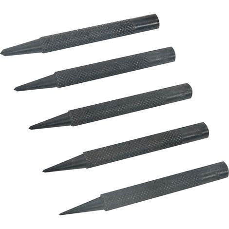 SET DI PUNZONI DI CENTRAGGIO 5pz SILVERLINE PC13