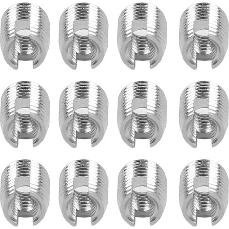 20 Pièces Insert Fileté M4x0.7 Mâle et M6.5x0.75 Femelle pour Fixation Auto-Taraudeuse Longueur 8mm (1/5)