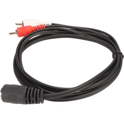 Câble DIN 5 Pins Femelle vers 2 RCA Mâle pour Connecteur Audio Vidéo - 1.5m - Haute Qualité (1/5)