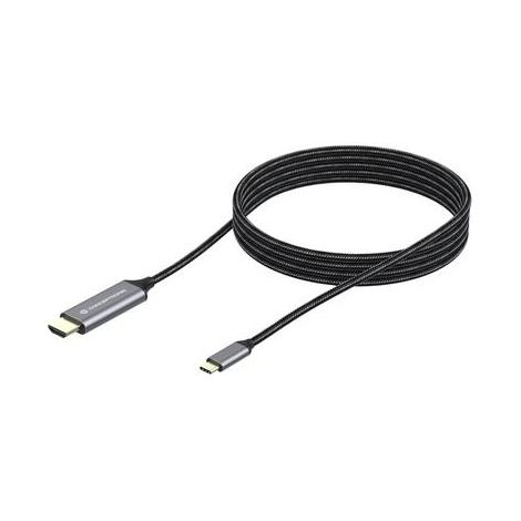 conceptronic ABBY10G câble USB type-C vers HDMI gris 2 m