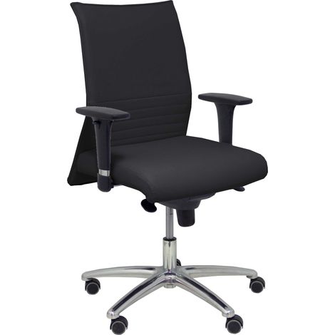 Fauteuil Albacete confiant en cuir noir jusqu'à 160 kg