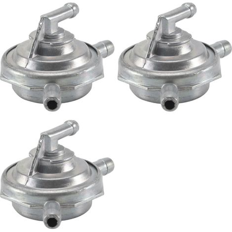 Robinet d'essence à vide 3X pour pompe à essence 50cc 125cc 150cc quad karting scooter cyclomoteur gris (1/5)