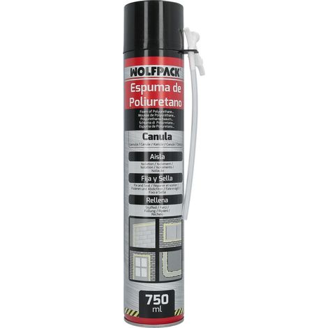 Mousse de polyuréthane 750 ml avec canule entry