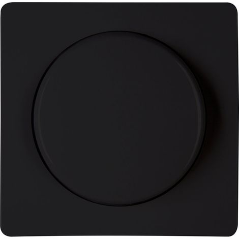 Kopp Paris 333750188 Cache variateur d'intensité encastrable Noir Mat (1/2)