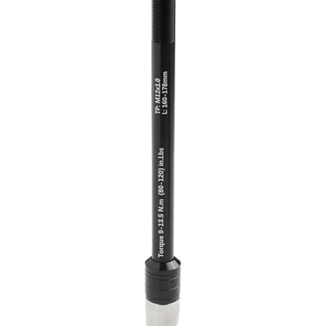 Adaptateur d'axe traversant pour remorque de vélo, axe de fourche avant 160-178 mm, en alliage d'aluminium usiné CNC, largeur réglable avec 4 entretoises, options de filetage (1/5)