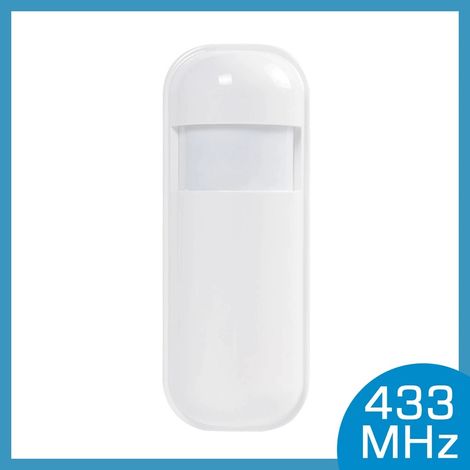 Détecteur de Mouvement PIR Sans Fil, 433Mhz MF005 - Pour Système d'Alarme Domestique, Capteur de Mouvement Intelligent, Avec Batterie, Antivol (1/5)