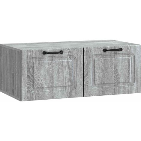 Wall-Mounted TV Cabinet Grey Sonoma 78.5 x 41 x 30 cm vidaXL (1/5)