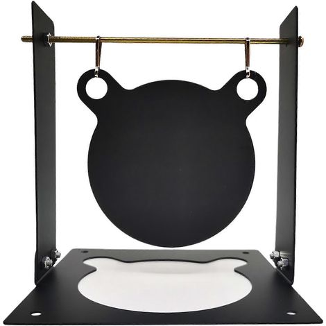 Matériel de plein air portable en forme d'ours créatif, pièces en acier de 10 cm, cible d'entraînement durable (1/5)