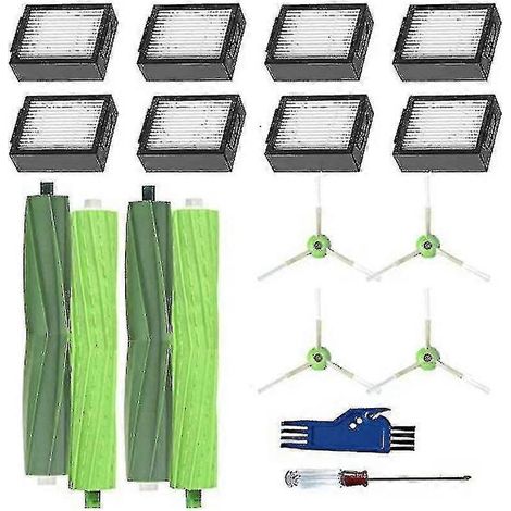 Kit de brosses latérales et de filtres pour iRobot Roomba i7, i7+, i3, i3+, i6+ Plus et E5-AquaForge (1/5)