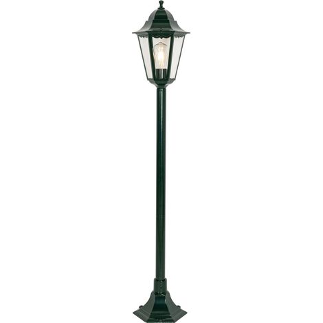Qazqa – Lampe sur pied extérieur 125 cm – Vert foncé – IP44 – Culot E27 – 1 x 60W – Luminosité variable – Éclairage classique pour jardin