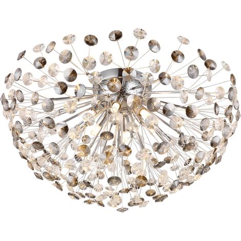 Globo - plafoniera - KATRINA - cromo - vetro - Ø 60cm - G9 -