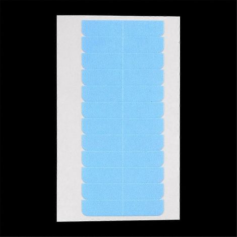 Blaues doppelseitiges Perückenklebeband für Lace-Front-Perücken mit extrem starkem Halt (1/5)