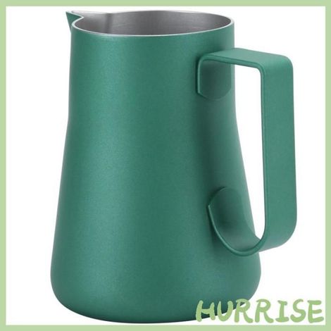 Garosa Tasse de mousse (Bleu 350ml)Acier Inoxydable Mousse De Lait Pichet Lait Café Latte Art art capsule Bleu 350ML Vert 350ML (1/4)