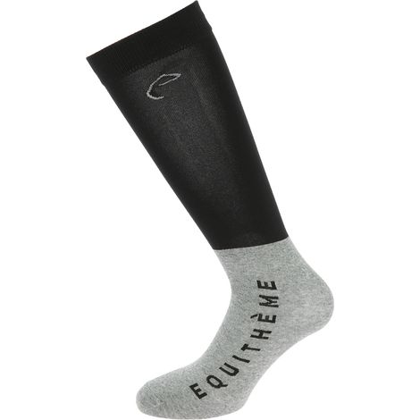 Chaussette 'Compet' noir/gris - 31-35 (1/2)