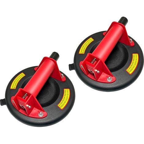 MINKUROW Ventosa para Azulejos 2 Piezas 8" Ventosa de Vidrio Profesional, Ventosa de Elevación de Vidrio, Ventosa de Vidrio para Transportar y Mover Vidrio, Platos, Azulejos, Muebles, Carga 110 kg (1/5)