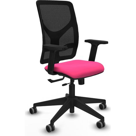 Chaise de bureau piqueras y crespo Motilla orange mousse épaisse (1/2)