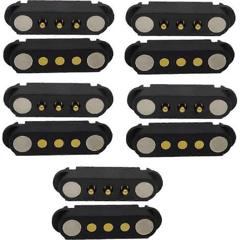Connecteur magnétique à ressort 5 paires 3 broches (écartement mâle/femelle : 2,54 mm) prise d'alimentation CC (1/5)